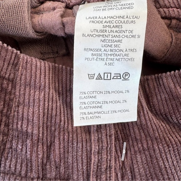 New Anthropologie The Colette Cord Full-Length Wide-Leg Pants 26 Brown - Picture 6 of 10